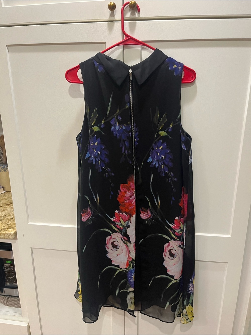 Ignite Evening Black Floral Dress - Picture 3 of 7